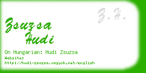 zsuzsa hudi business card